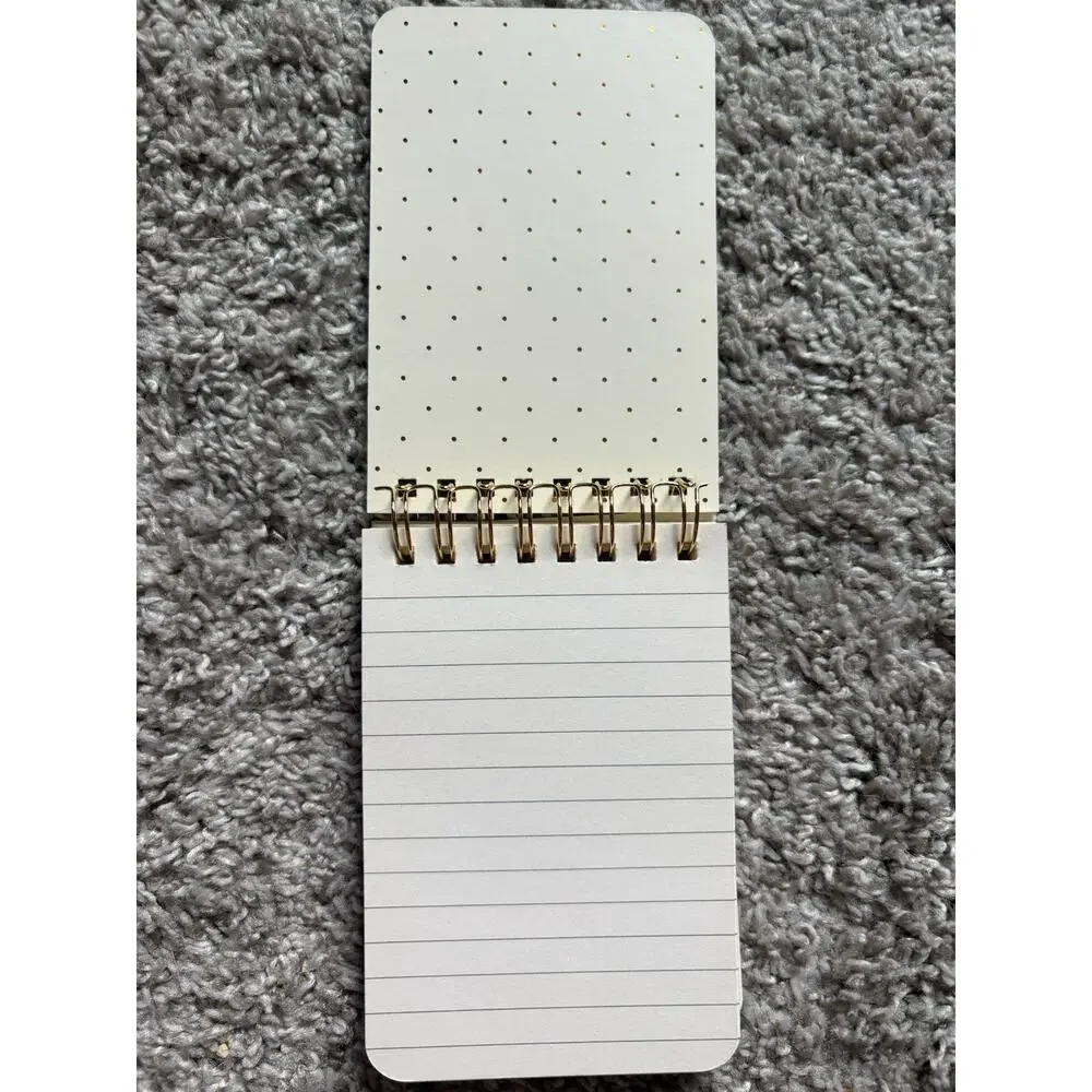 Kate Spade New York Lemon Print Small Spiral Notebook